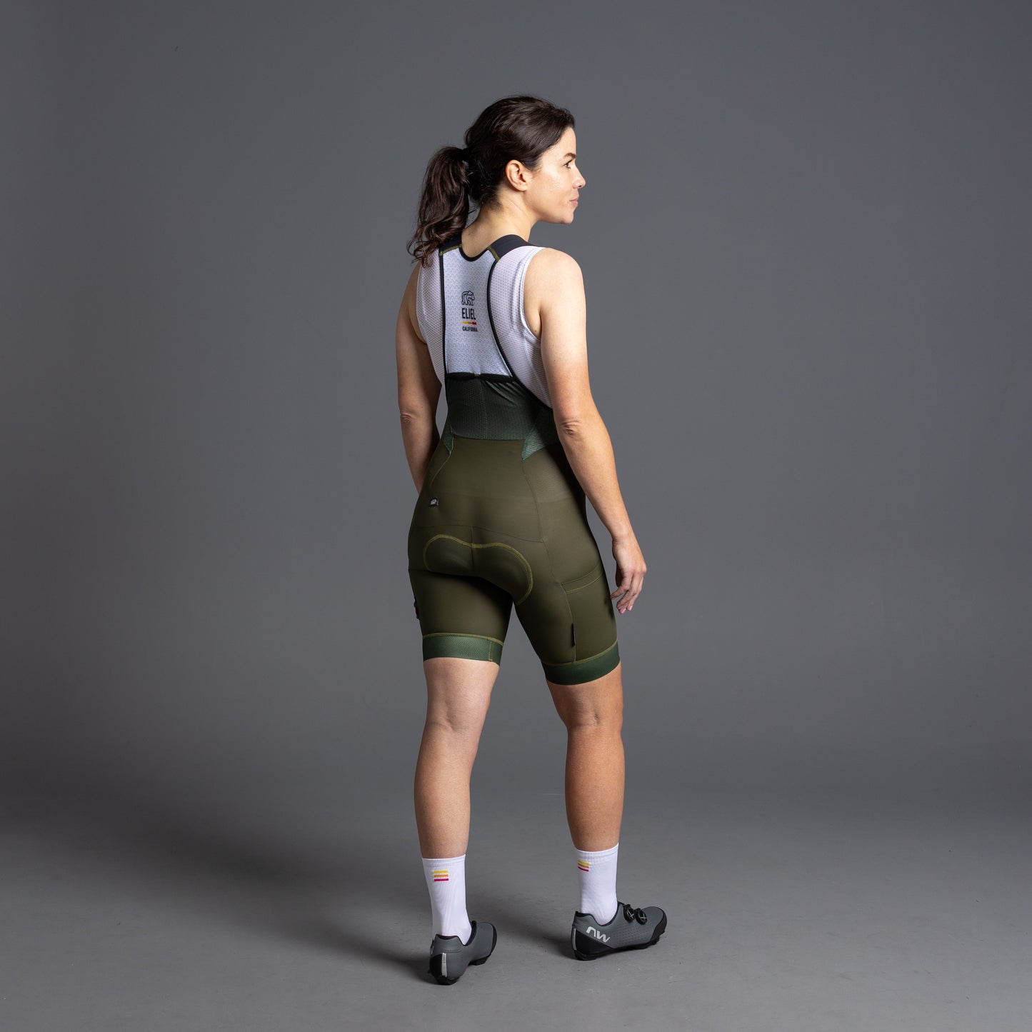 Solana Jersey LS + Endurance Bib 8" Olive