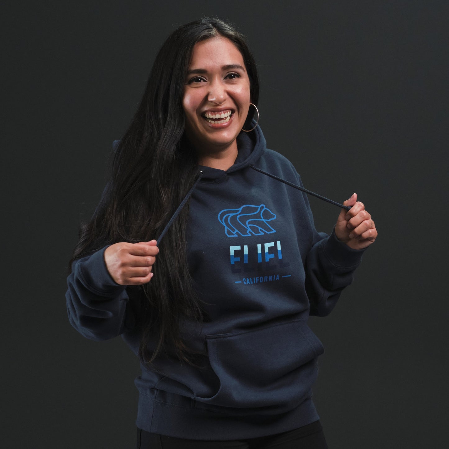 Stack Slate Blue Hoodie