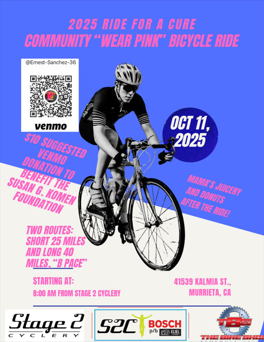 2025 RIDE FOR A CURE: Community 'WEAR PINK' Bicycle Ride
