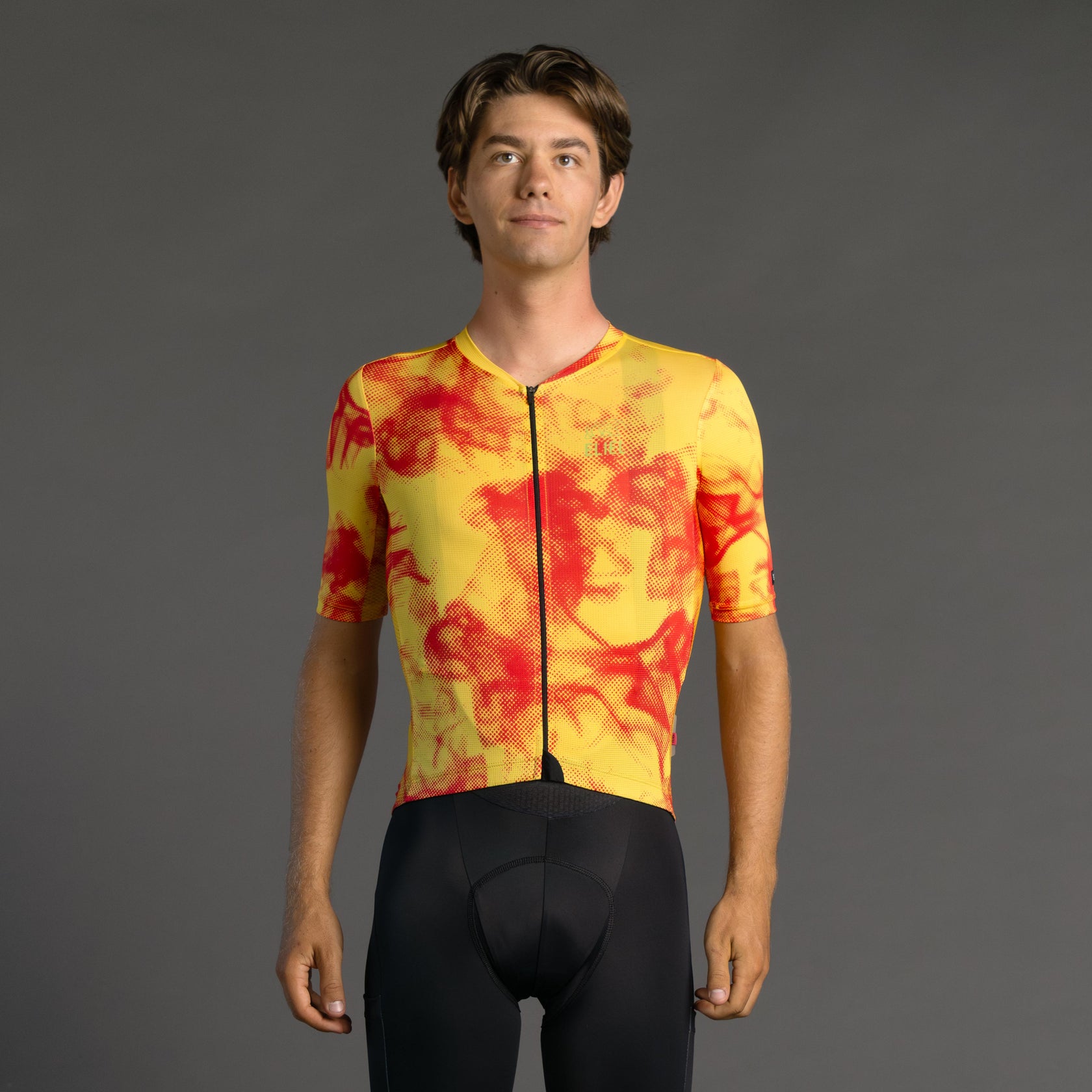 Eliel Men’s Aero Cycling Jersey – Taglia S (B-38) – Multicolore, Casual Da Ciclismo
