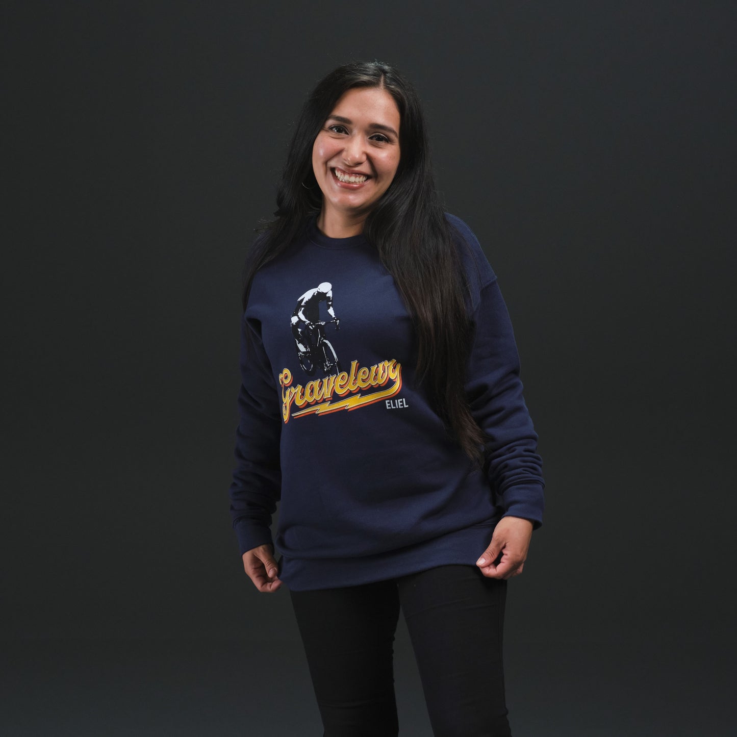 Crew Neck Graveleur Sweatshirt
