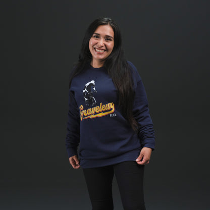 Crew Neck Graveleur Sweatshirt