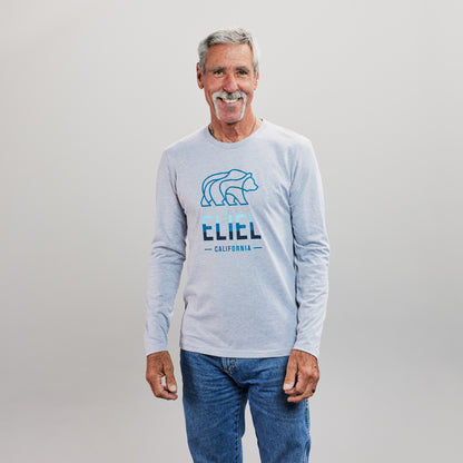 Stack Blue Long Sleeve T-Shirt